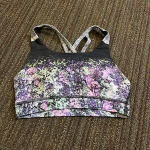 lululemon multi color energy bra